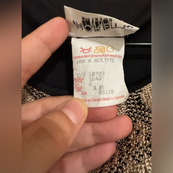 Vintage Amoretti lace dress size 18 - Picture 6 of 8